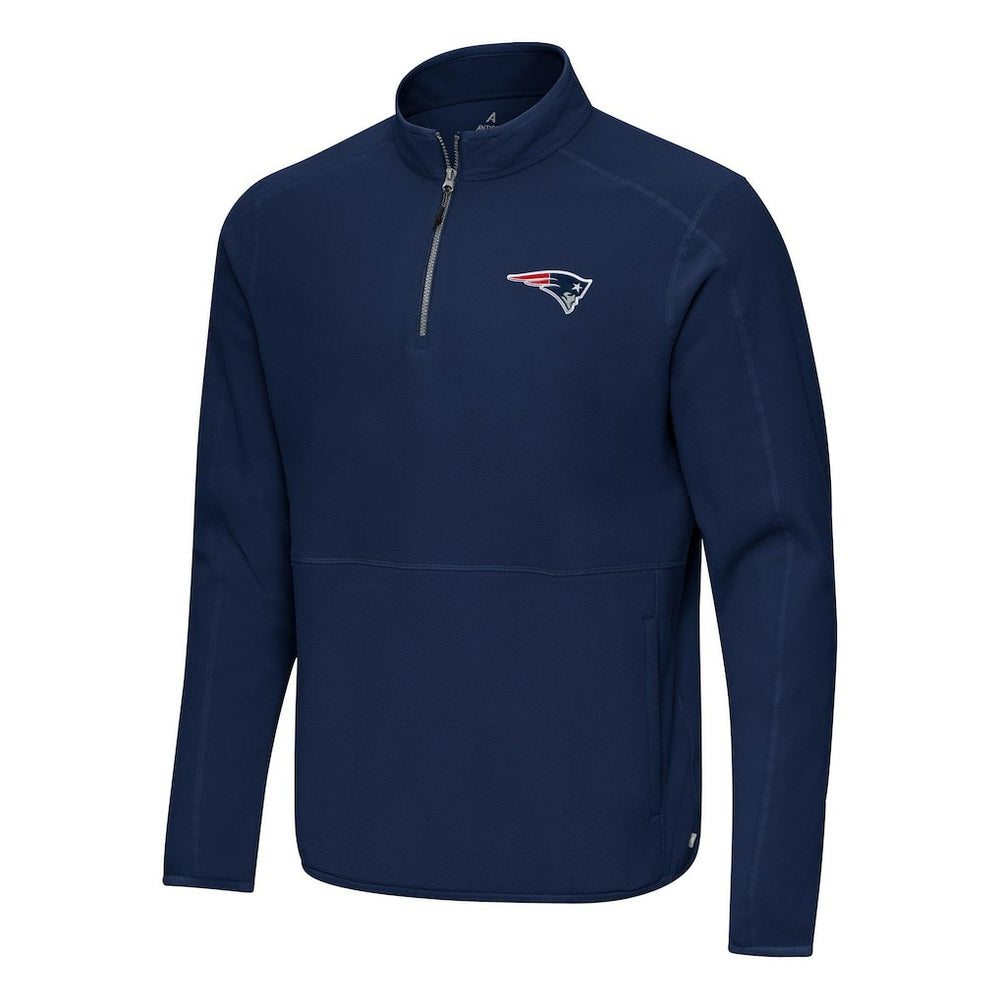 New England Patriots Antigua Step Up Quarter-Zip Pullover | NFL Sale