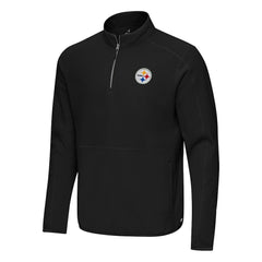 Pittsburgh Steelers Antigua Step Up Quarter-Zip Pullover | NFL Outlet