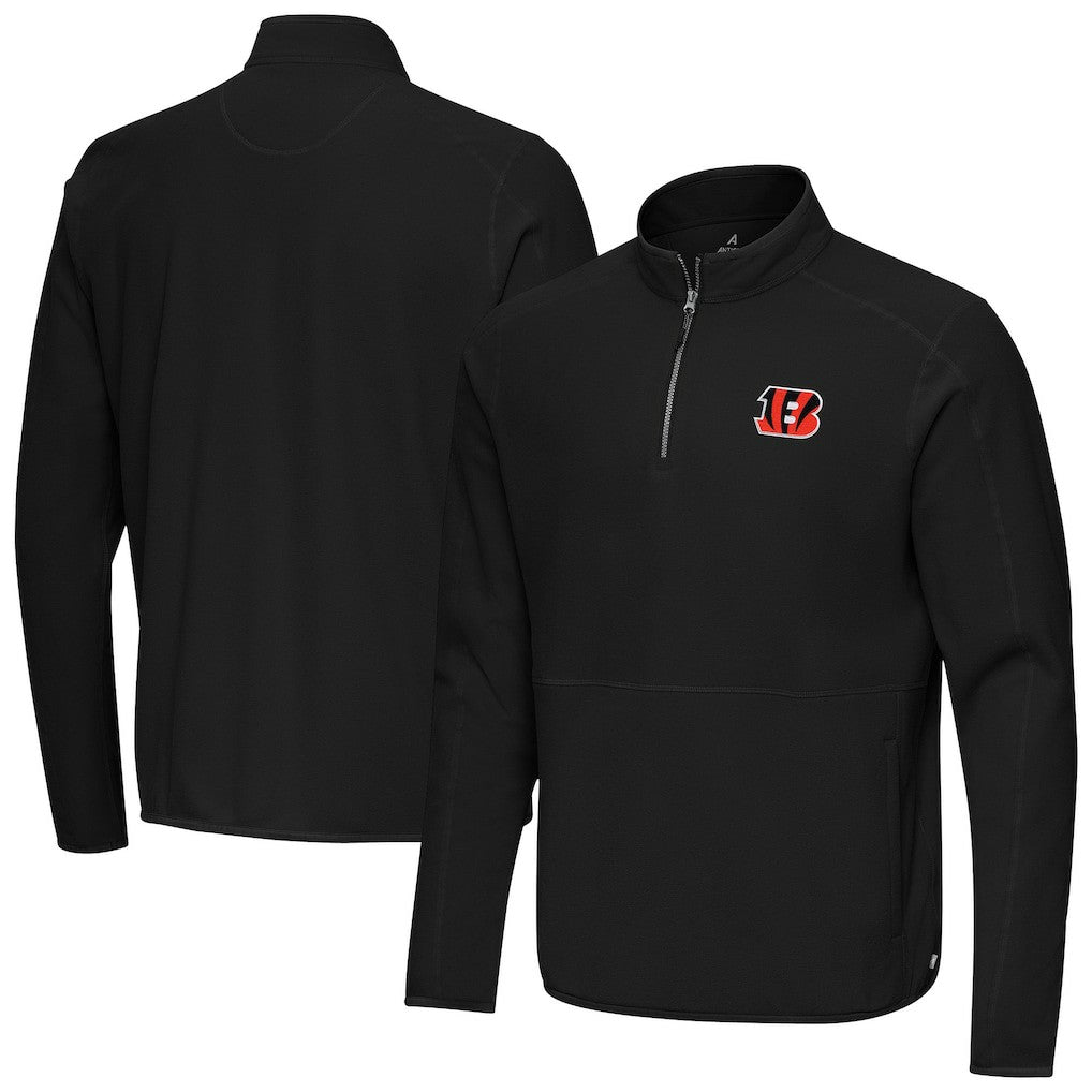 Cincinnati Bengals Antigua Step Up Quarter-Zip Pullover | NFL Sale
