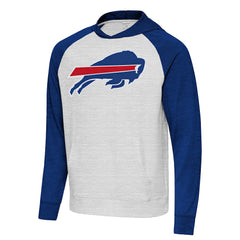 Buffalo Bills Antigua Urgent Raglan Pullover Hoodie | NFL Hot