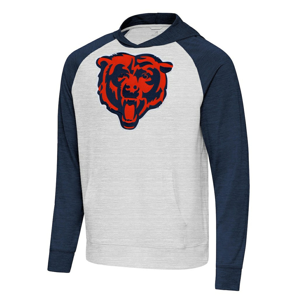 Chicago Bears Antigua Urgent Raglan Pullover Hoodie | NFL On sale
