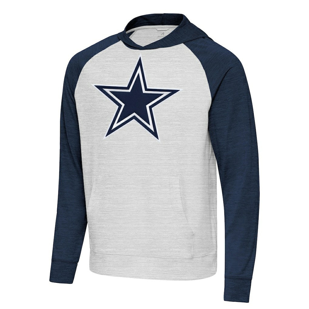 Dallas Cowboys Antigua Urgent Raglan Pullover Hoodie | NFL Online