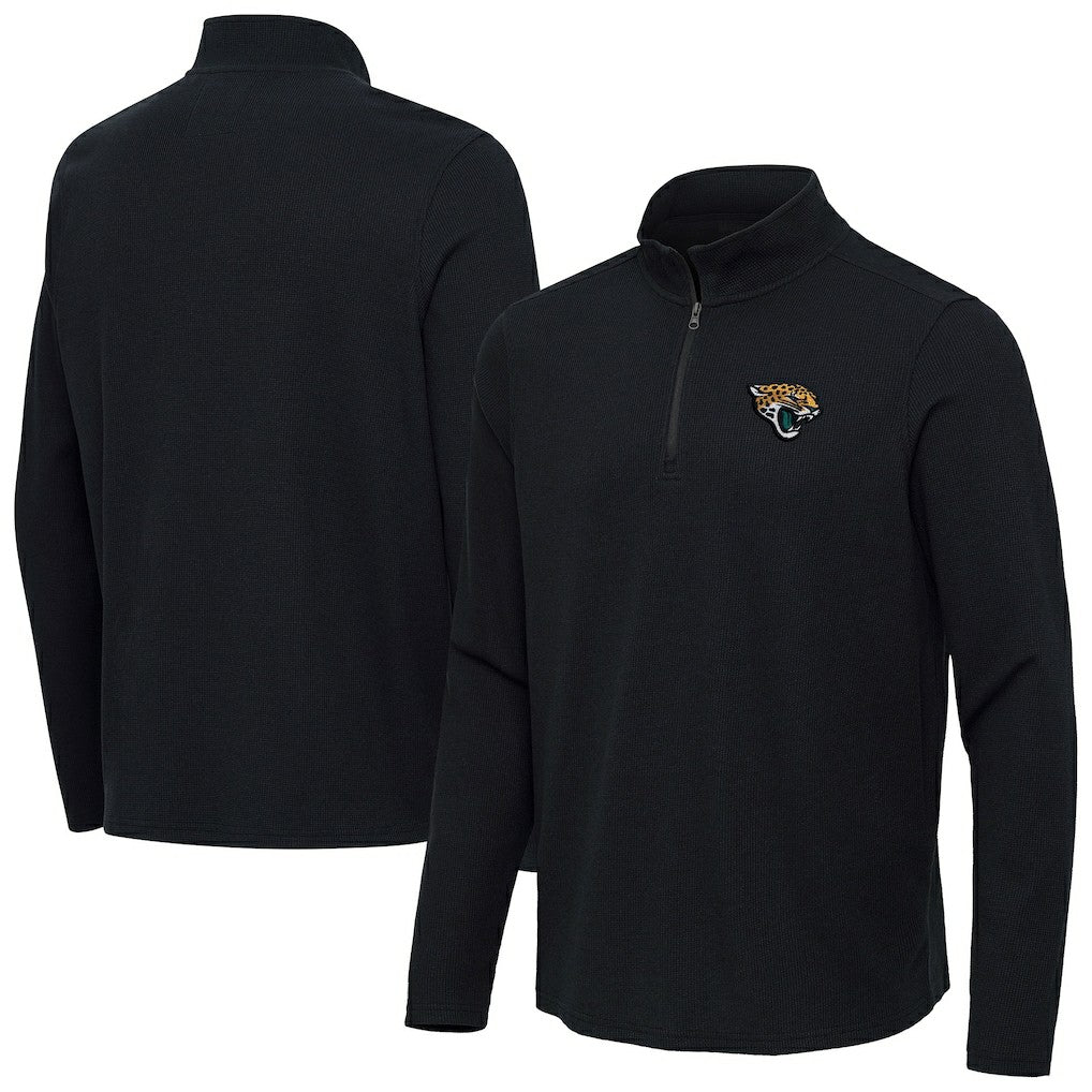 Jacksonville Jaguars Antigua Sync Tri-Blend Quarter-Zip Pullover | NFL On sale