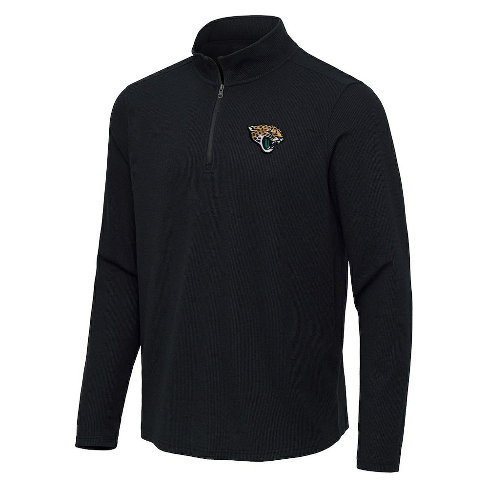 Jacksonville Jaguars Antigua Sync Tri-Blend Quarter-Zip Pullover | NFL On sale