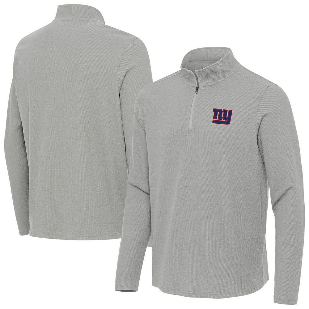 New York Giants Antigua Sync Tri-Blend Quarter-Zip Pullover | NFL Hot