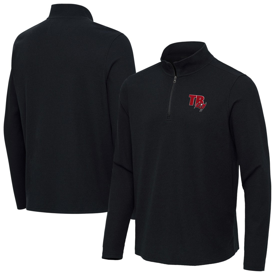 Tampa Bay Buccaneers Antigua Sync Tri-Blend Quarter-Zip Pullover | NFL Online