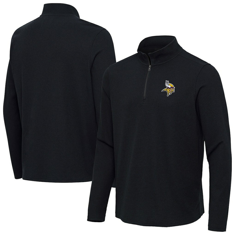 Minnesota Vikings Antigua Sync Tri-Blend Quarter-Zip Pullover | NFL Hot