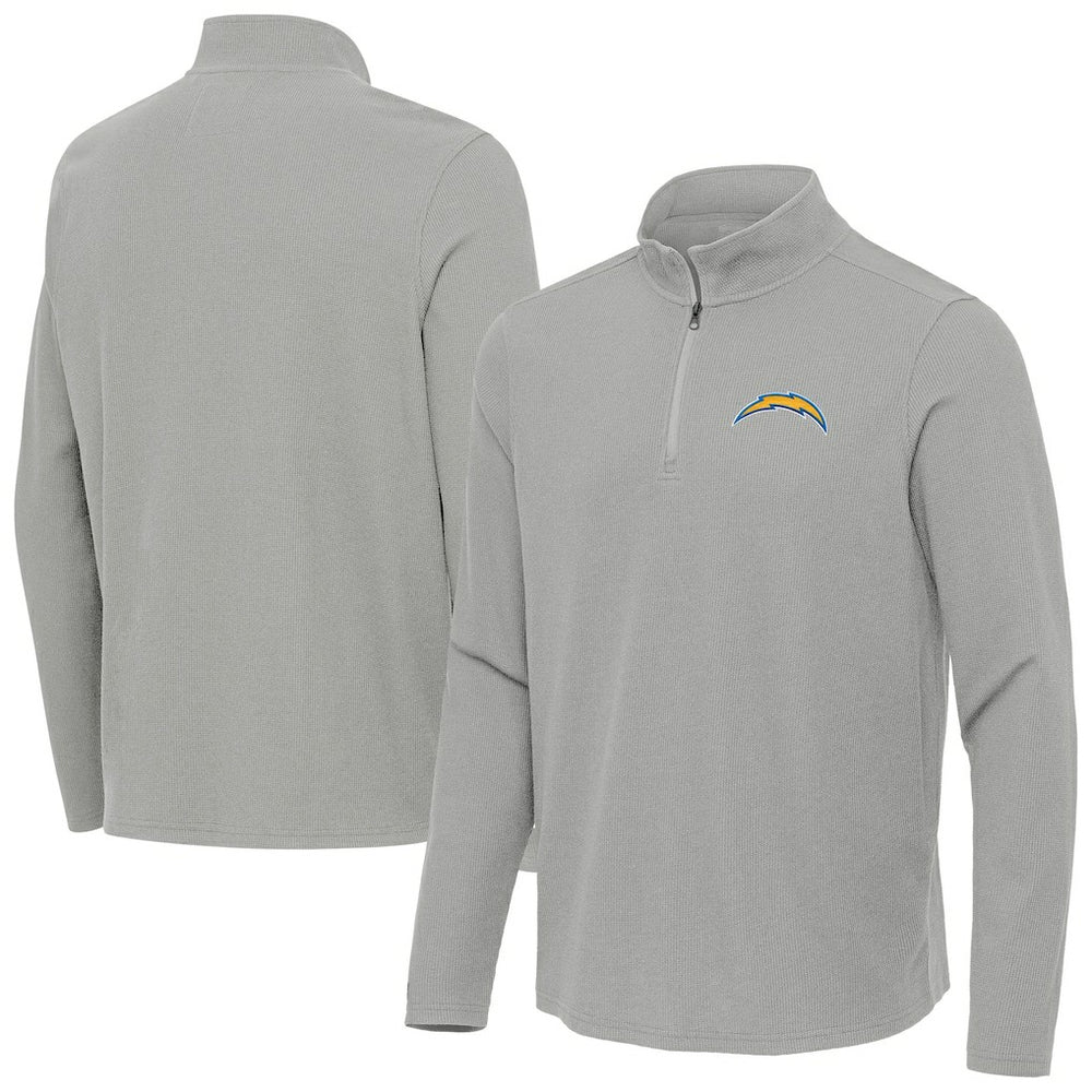 Los Angeles Chargers Antigua Sync Tri-Blend Quarter-Zip Pullover | NFL US