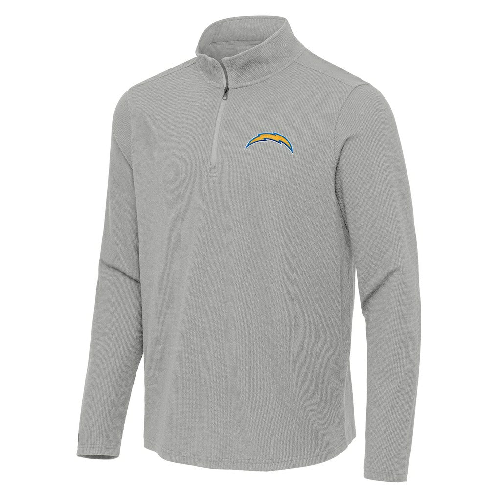 Los Angeles Chargers Antigua Sync Tri-Blend Quarter-Zip Pullover | NFL US