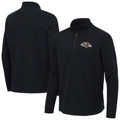 Baltimore Ravens Antigua Sync Tri-Blend Quarter-Zip Pullover | NFL Near me