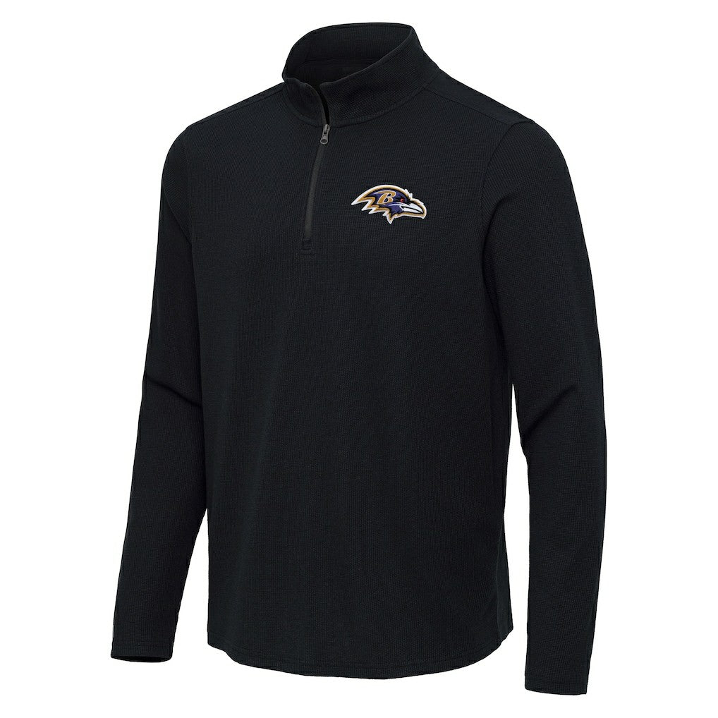 Baltimore Ravens Antigua Sync Tri-Blend Quarter-Zip Pullover | NFL Near me