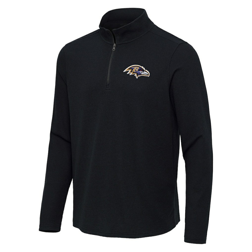 Baltimore Ravens Antigua Sync Tri-Blend Quarter-Zip Pullover | NFL Near me