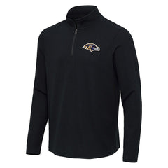 Baltimore Ravens Antigua Sync Tri-Blend Quarter-Zip Pullover | NFL Near me