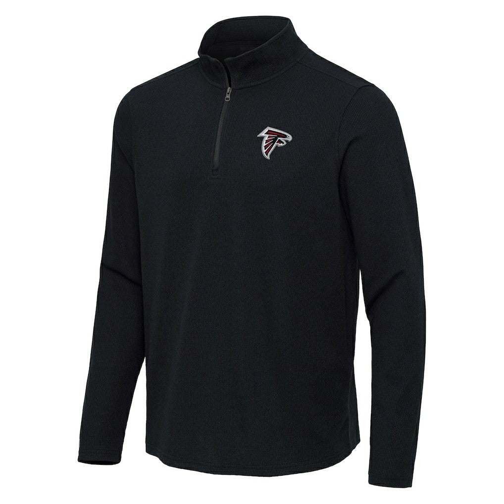 Atlanta Falcons Antigua Sync Tri-Blend Quarter-Zip Pullover | NFL Outlet