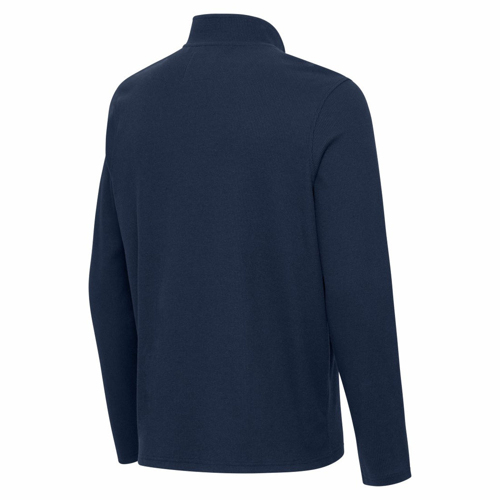 Denver Broncos Antigua Sync Tri-Blend Quarter-Zip Pullover | NFL US