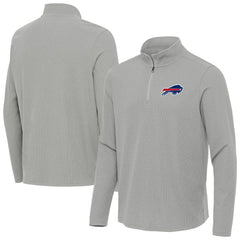 Buffalo Bills Antigua Sync Tri-Blend Quarter-Zip Pullover | NFL New