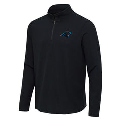 Carolina Panthers Antigua Sync Tri-Blend Quarter-Zip Pullover | NFL Discount