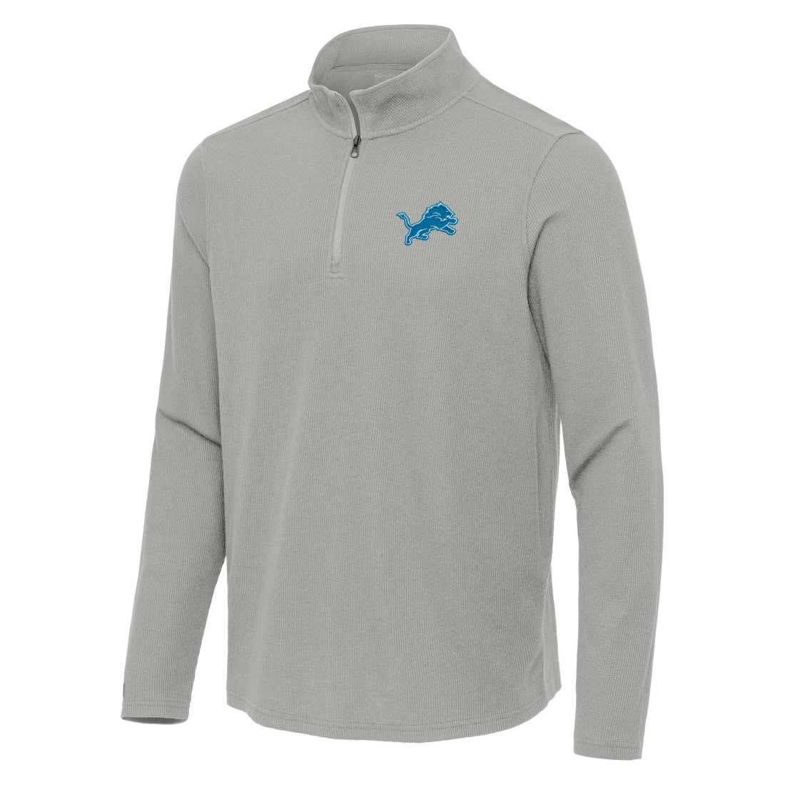 Detroit Lions Antigua Sync Tri-Blend Quarter-Zip Pullover | NFL Hot
