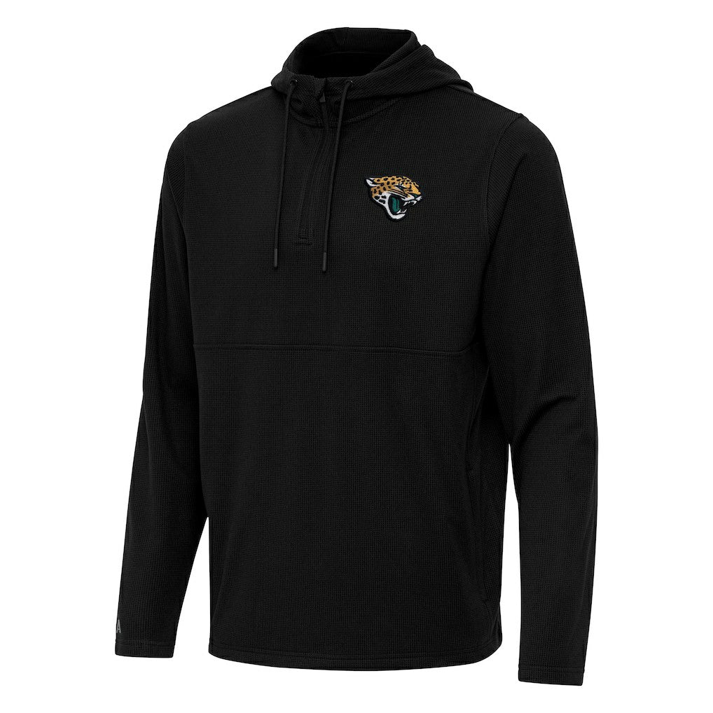 Jacksonville Jaguars Antigua Connected Quarter-Zip Pullover Hoodie | NFL Outlet