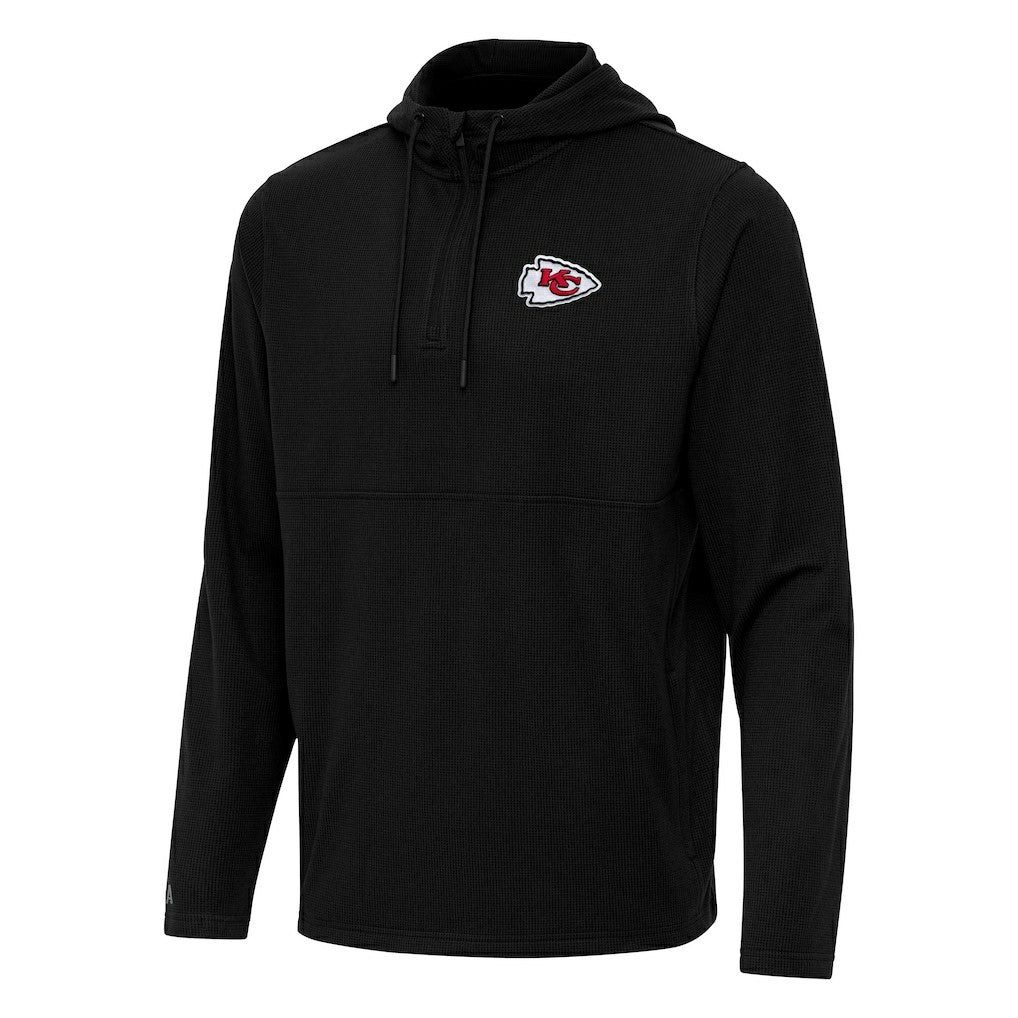 Kansas City Chiefs Antigua Connected Quarter-Zip Pullover Hoodie | NFL On sale