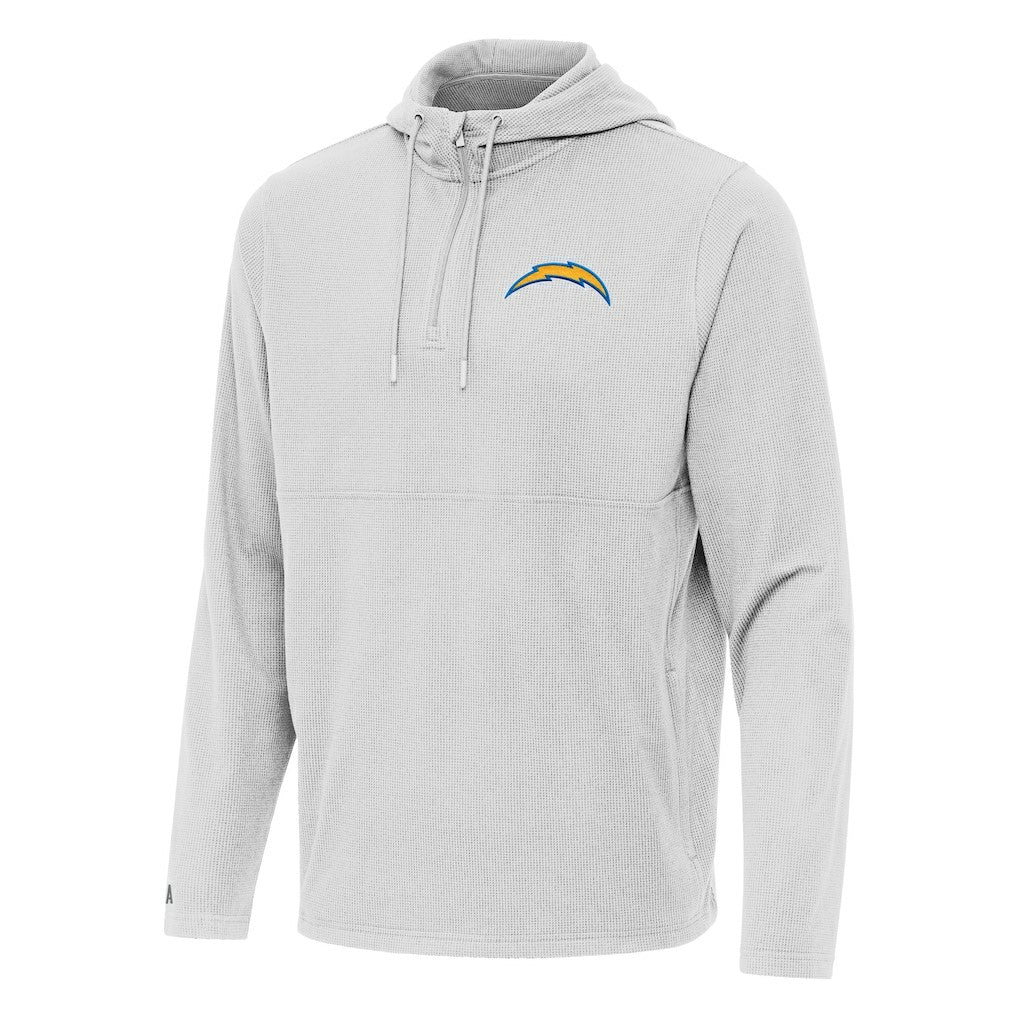 Los Angeles Chargers Antigua Connected Quarter-Zip Pullover Hoodie | NFL Sale