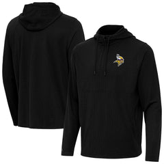 Minnesota Vikings Antigua Connected Quarter-Zip Pullover Hoodie | NFL US