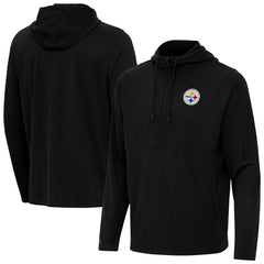 Pittsburgh Steelers Antigua Connected Quarter-Zip Pullover Hoodie | NFL New