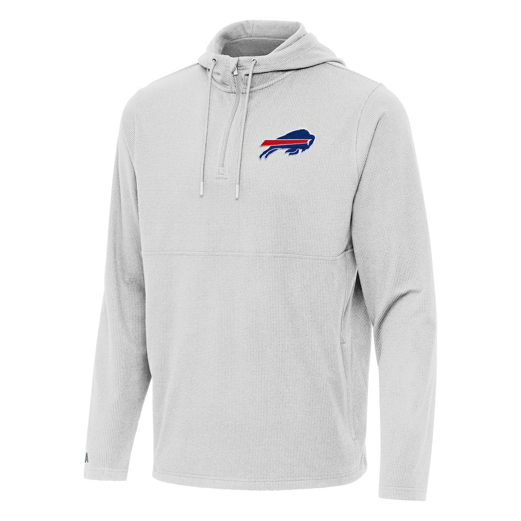 Buffalo Bills Antigua Connected Quarter-Zip Pullover Hoodie | NFL Hot