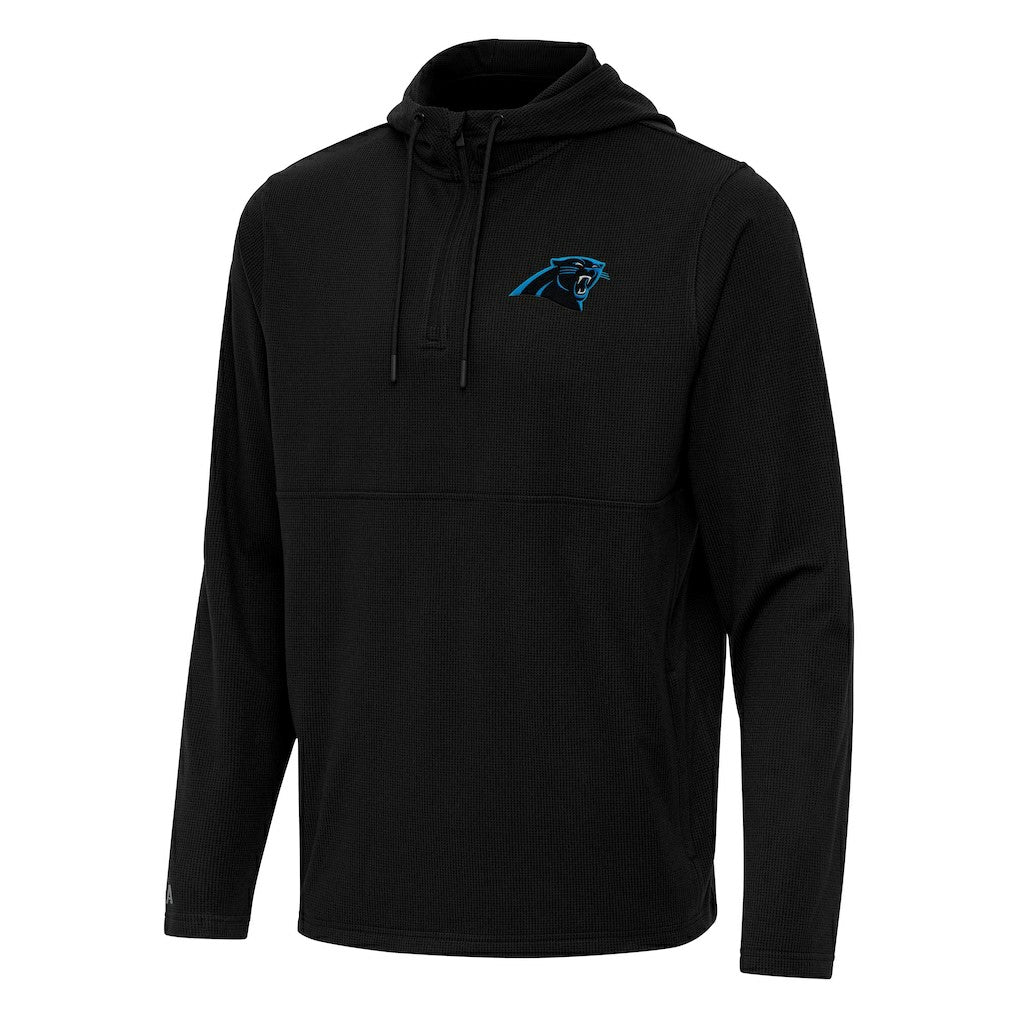 Carolina Panthers Antigua Connected Quarter-Zip Pullover Hoodie | NFL Sale