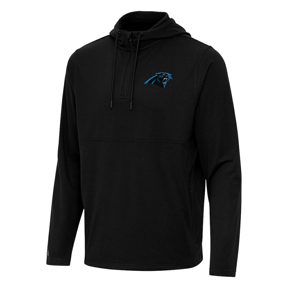Carolina Panthers Antigua Connected Quarter-Zip Pullover Hoodie | NFL Sale