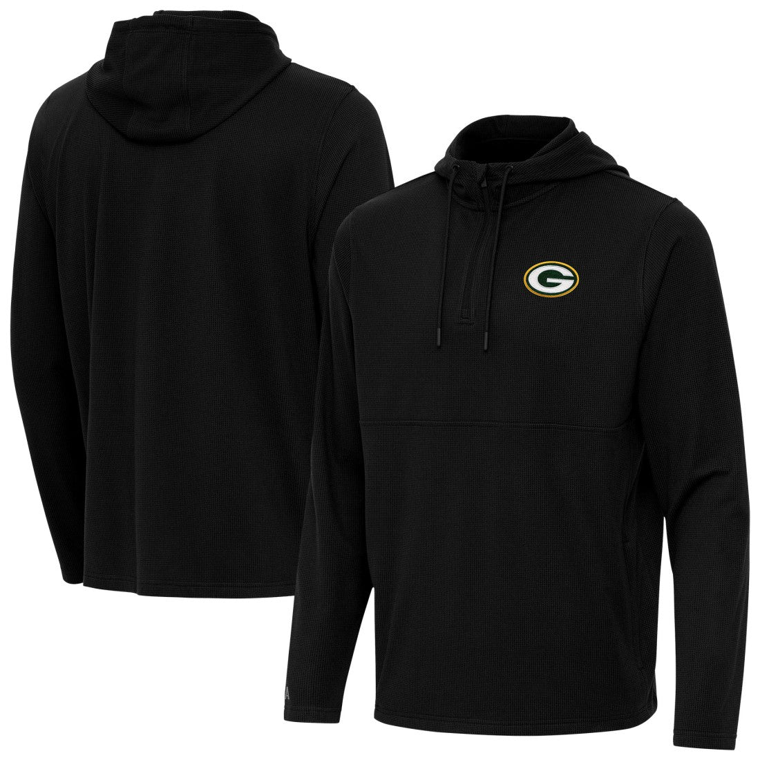 Green Bay Packers Antigua Connected Quarter-Zip Pullover Hoodie | NFL Hot