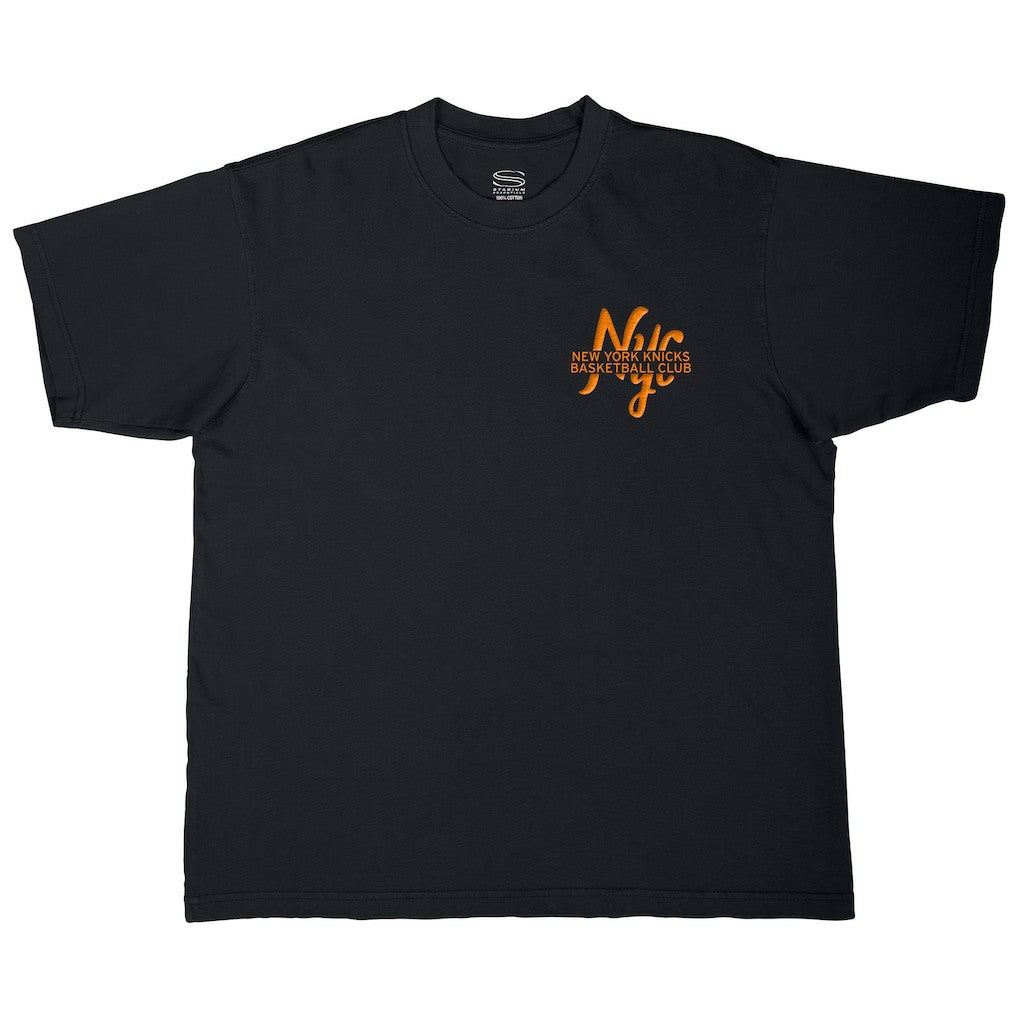 Black New York Knicks Stadium Essentials Unisex Oversized Forever NYC T-Shirt | NBA