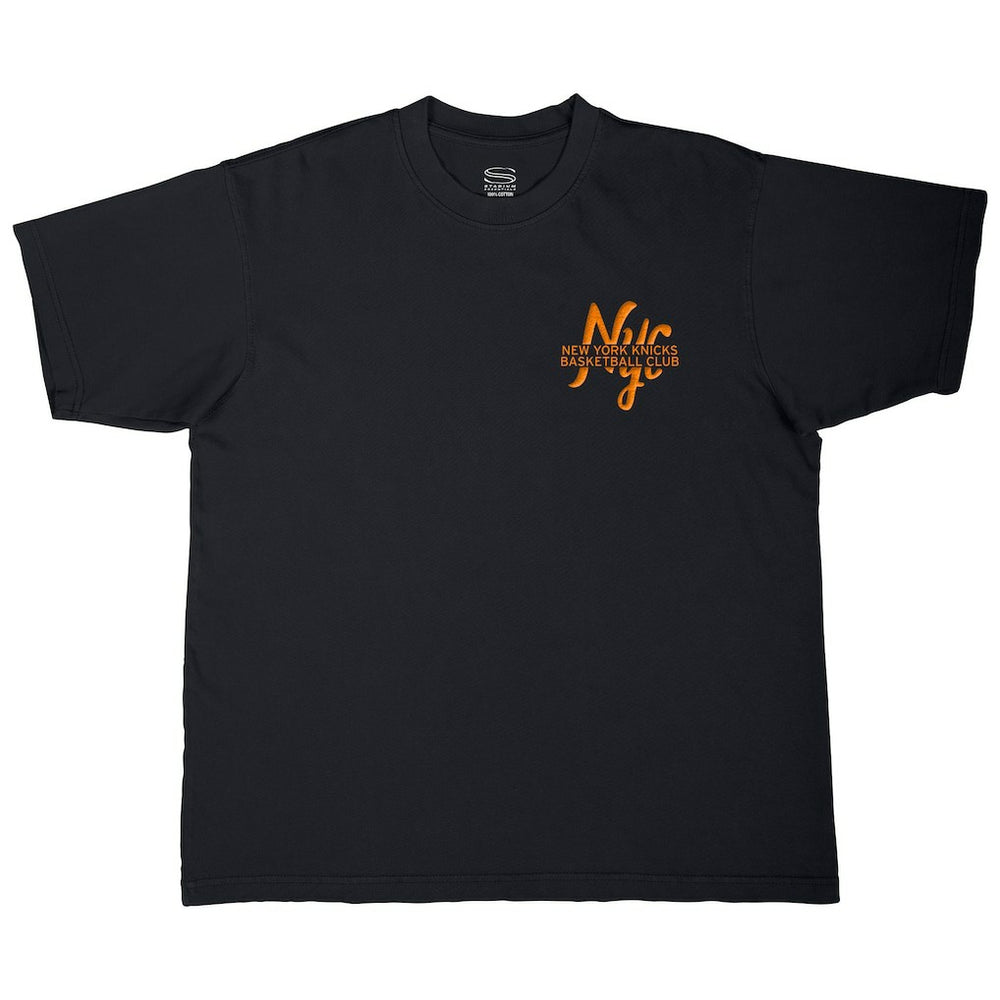 Black New York Knicks Stadium Essentials Unisex Oversized Forever NYC T-Shirt | NBA