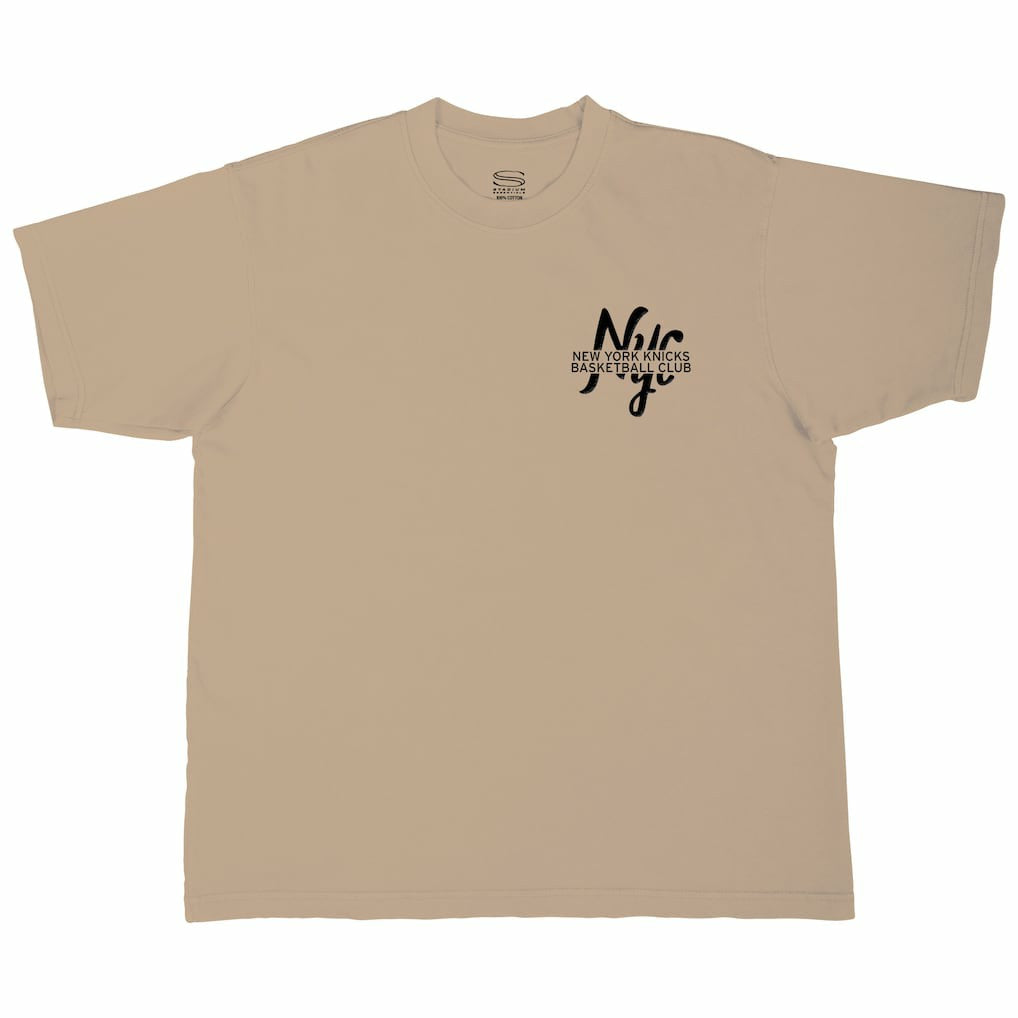 Tan New York Knicks Stadium Essentials Oversized Forever T-Shirt | NBA