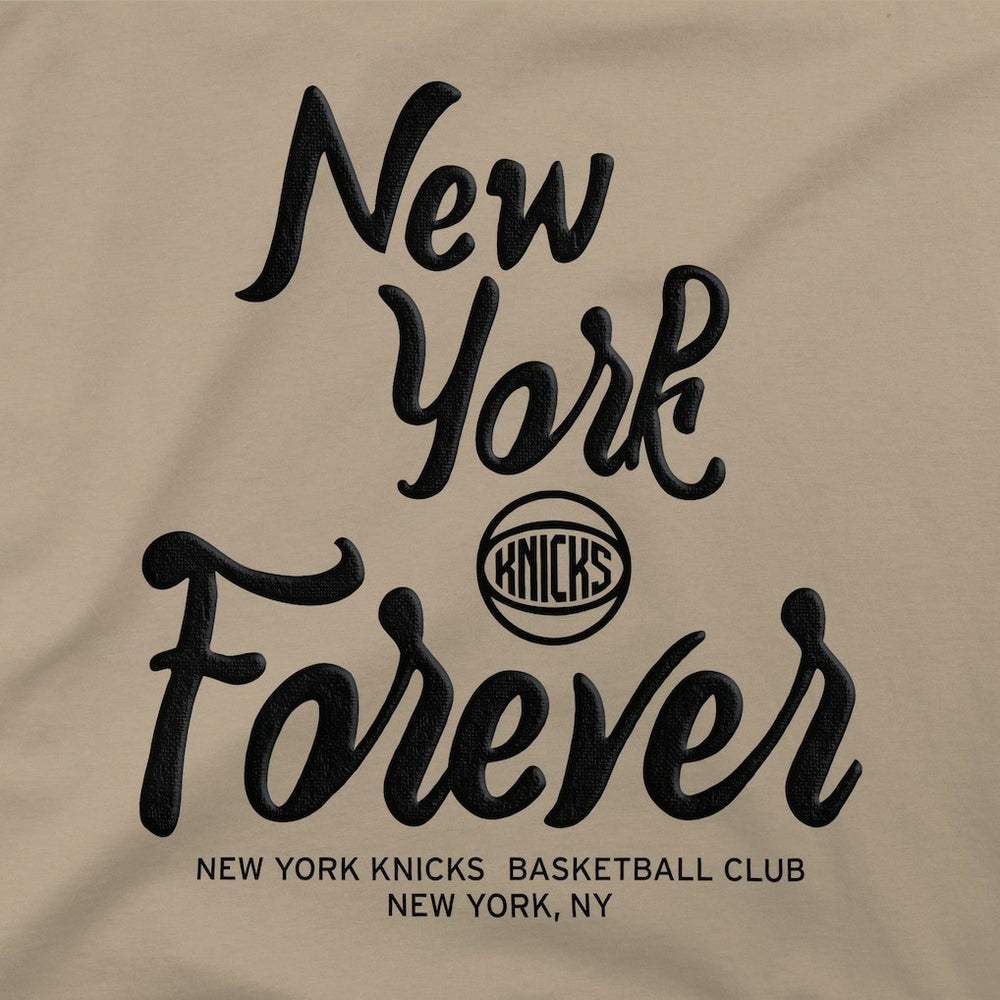 Tan New York Knicks Stadium Essentials Oversized Forever T-Shirt | NBA