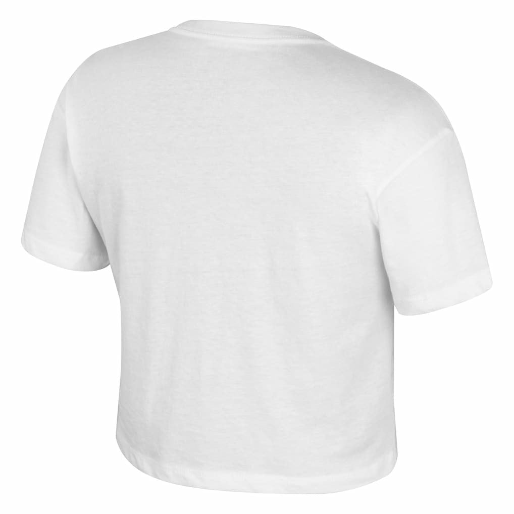 White New York Knicks Stadium Essentials Cropped Third Quarter T-Shirt | NBA
