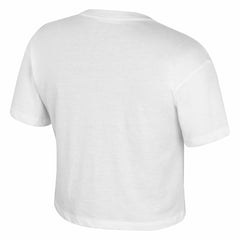 White New York Knicks Stadium Essentials Cropped Third Quarter T-Shirt | NBA