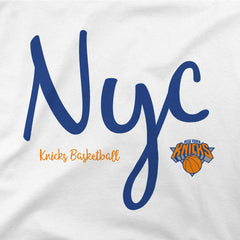 White New York Knicks Stadium Essentials Cropped Third Quarter T-Shirt | NBA