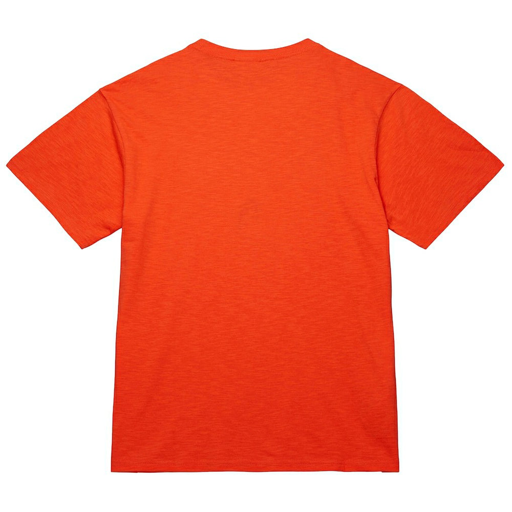 Orange New York Knicks Unisex Hardwood Classics MVP Logo T-Shirt | NBA
