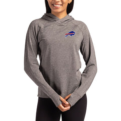 Buffalo Bills Cutter & Buck Women's Primary Logo Adapt Knit Recycled Raglan Pullover Hoodie | NFL Discount