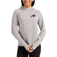 Buffalo Bills Cutter & Buck Women's Primary Logo Adapt Knit Recycled Raglan Pullover Hoodie | NFL Outlet