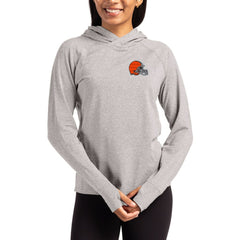 Cleveland Browns Cutter & Buck Women's Primary Logo Adapt Knit Recycled Raglan Pullover Hoodie | NFL US