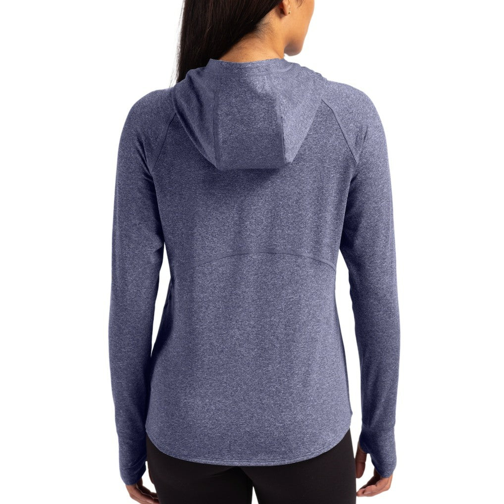 New England Patriots Cutter & Buck Women's Primary Logo Adapt Knit Recycled Raglan Pullover Hoodie | NFL On sale