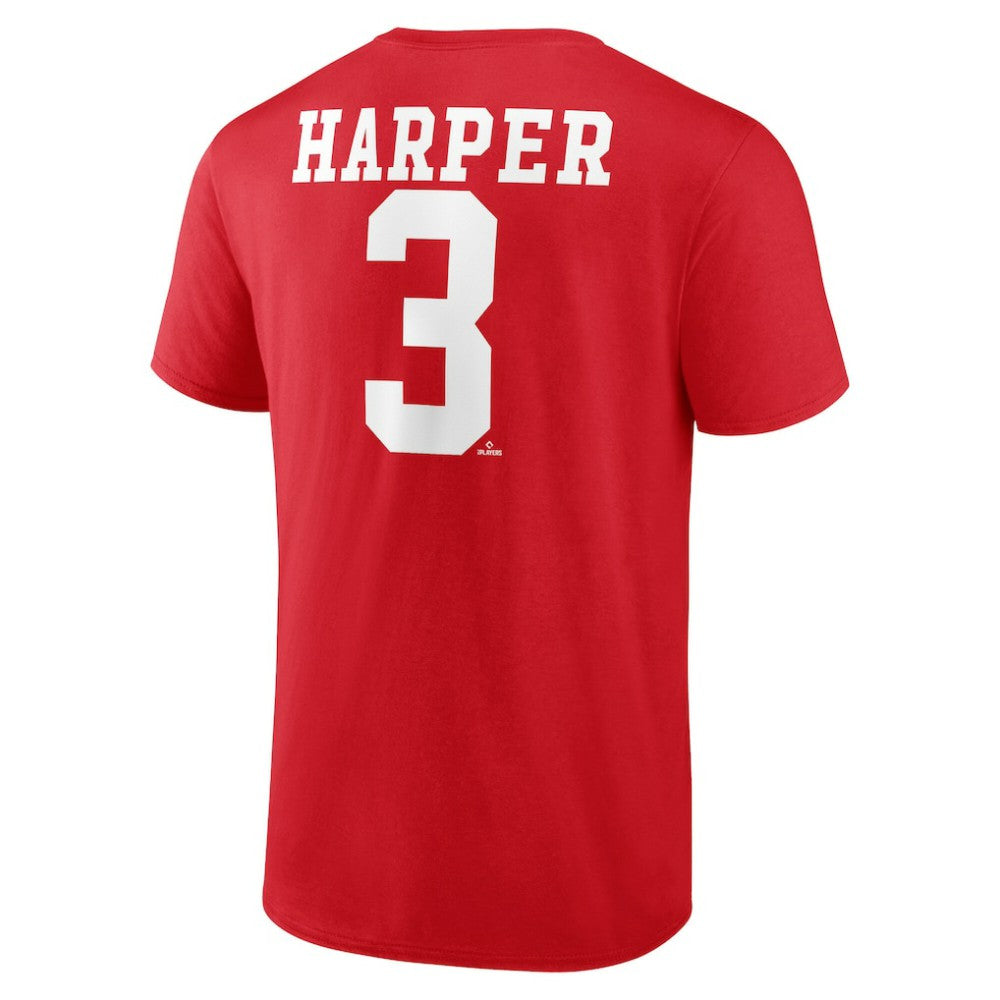 Bryce Harper Philadelphia Phillies Player Name & Number T-Shirt - MLB T-shirts