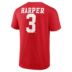 Bryce Harper Philadelphia Phillies Player Name & Number T-Shirt - MLB T-shirts
