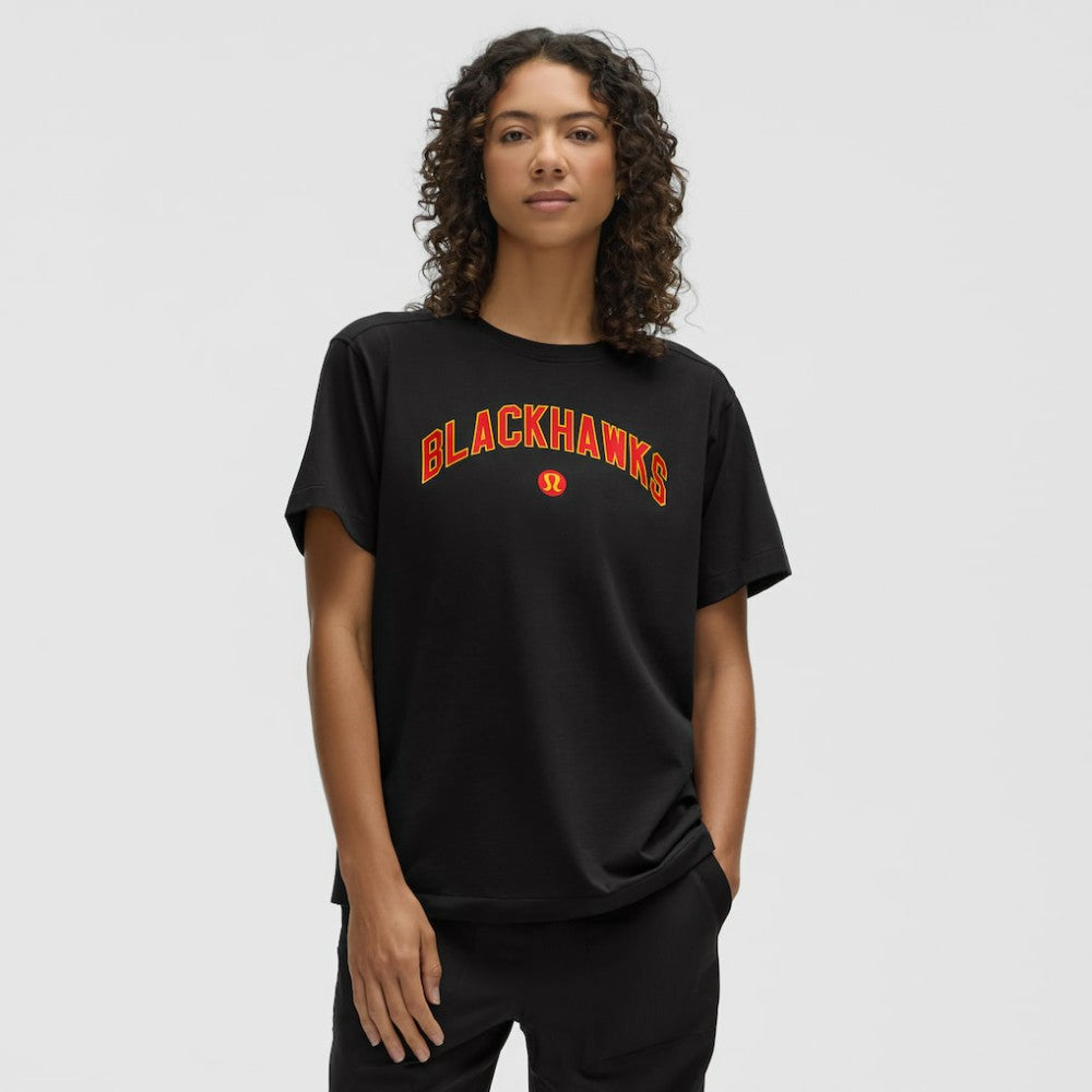 Chicago Blackhawks lululemon Women's All Yours Organic Cotton T-Shirt -  NHL T-shirts