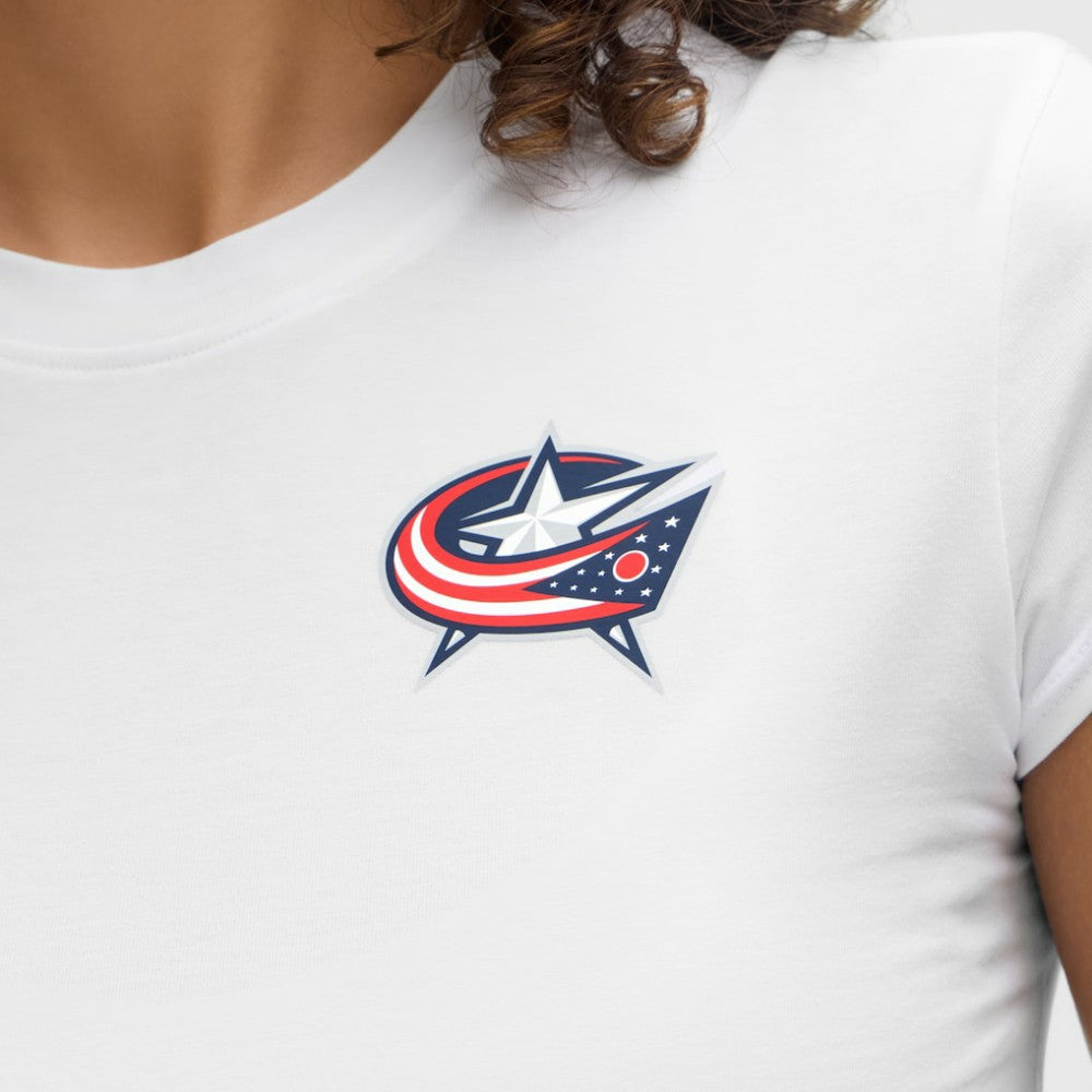 Columbus Blue Jackets lululemon Women's Baby T-Shirt -  NHL T-shirts