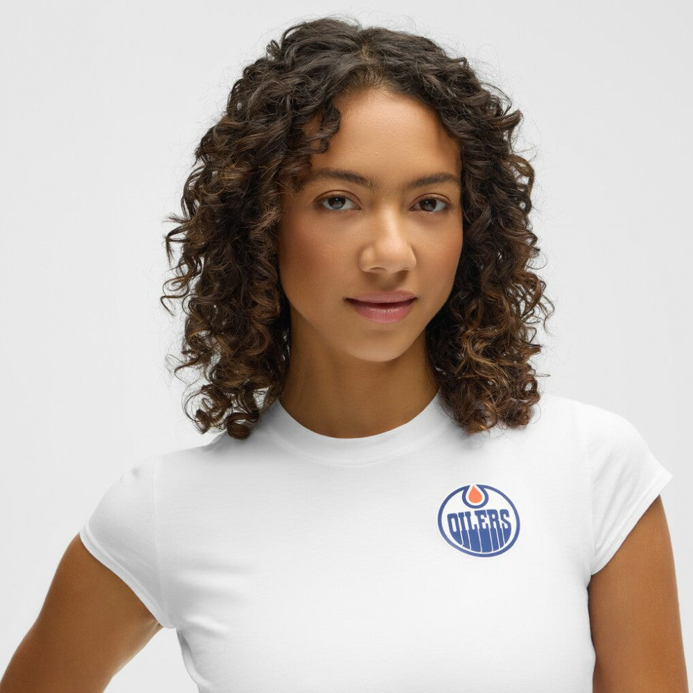 Edmonton Oilers lululemon Women's Baby T-Shirt -  NHL T-shirts