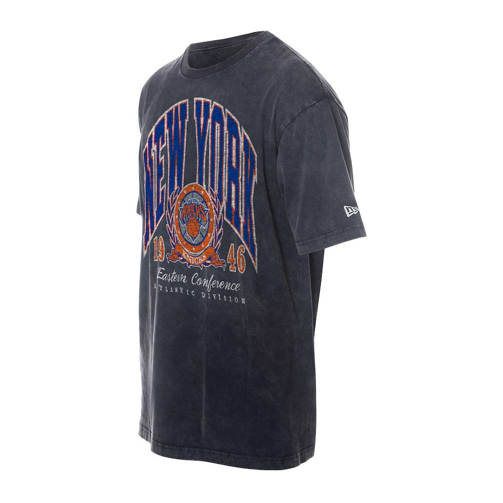 Black New York Knicks Sport Classics Mineral Washed T-Shirt | NBA