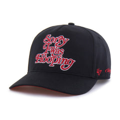 Black Chicago Bulls Brand Seen by '47 Sorry I Was Hooping Hitch Adjustable Hat | NBA